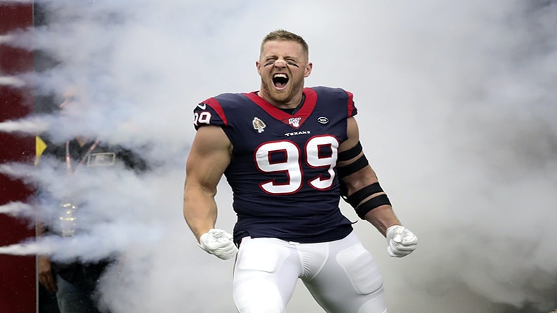 Could J.J. Watt Opt Out Of The 2020 Season If Face Shields Are Required? -  Battle Red Blog