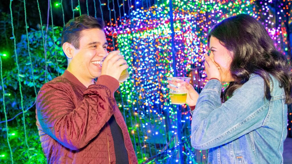 Experience Zoo Lights without the Kids at Tonight's Brew Lights Event