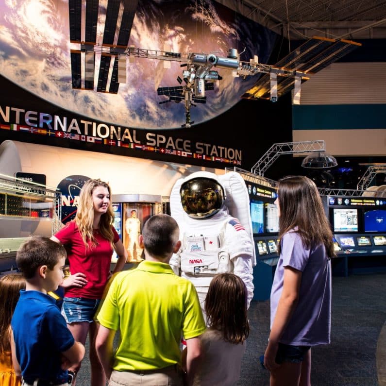 Things to do in Friendswood | Space Center Houston Kids with Astronaut