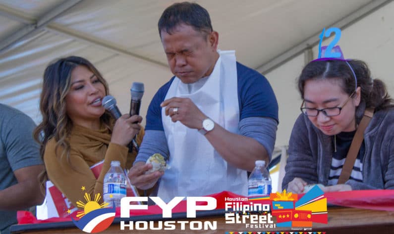 Houston Filipino Street Festival - balut eating contest