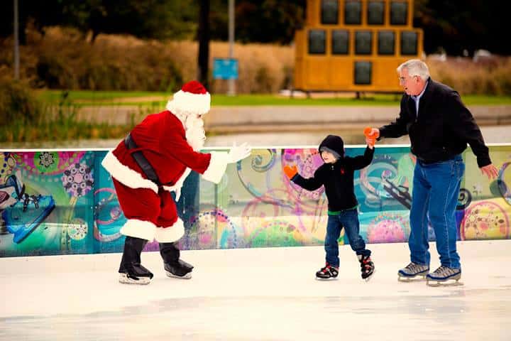 Things to do in Houston with kids this weekend of November 25 | Skate with Santa at Green Mountain Energy Ice