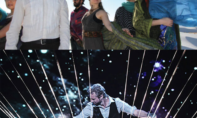 Bella Gaia and William Close & the Earth Harp Collective at Miller Outdoor Theatre’s Final 100th Anniversary Celebration