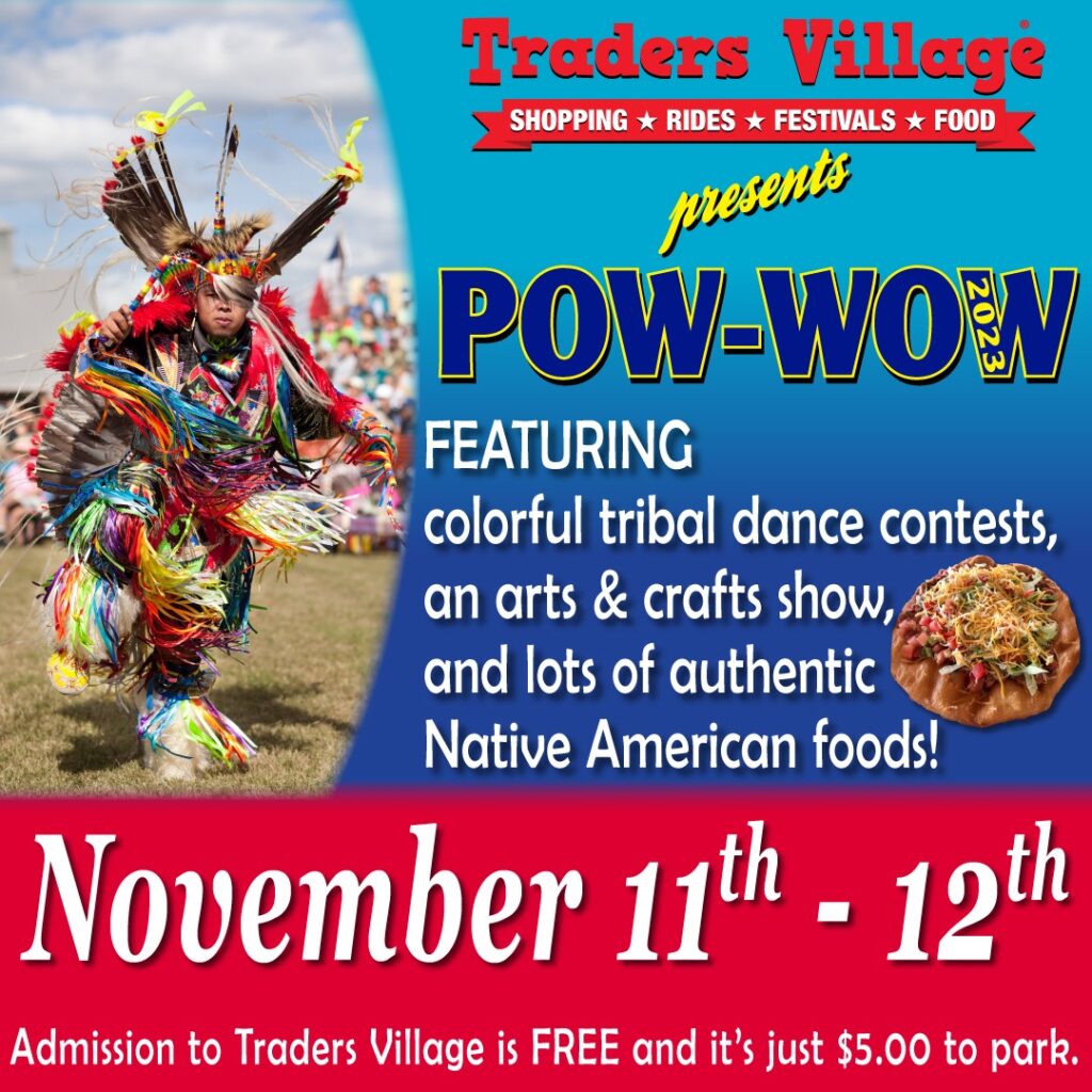 33rd Native American Indian Pow Wow 2023 at Traders Village Houston