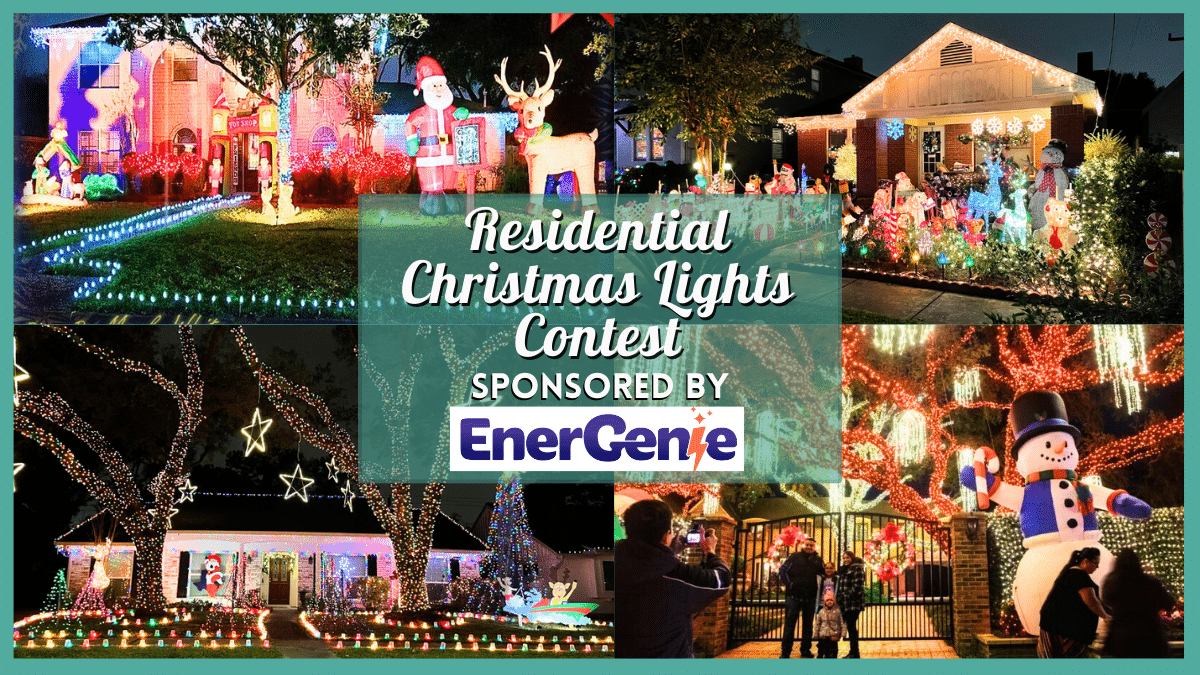Residential Christmas Lights Contest sponsored by EnerGenie