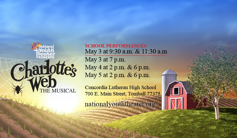 National Youth Theater presents Charlotte's Web The Musical 2024