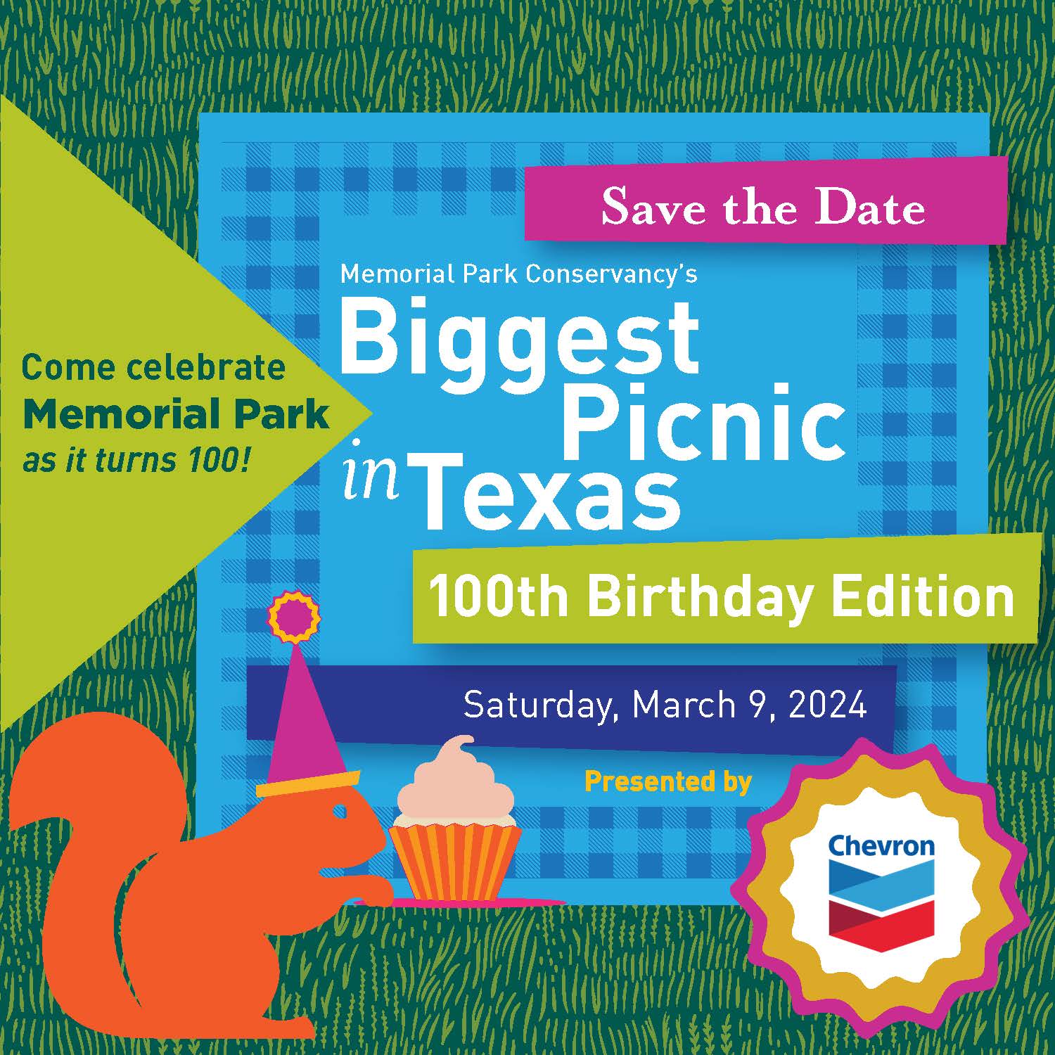The Biggest Picnic in Texas: 100th Birthday Edition at Memorial Park 2024