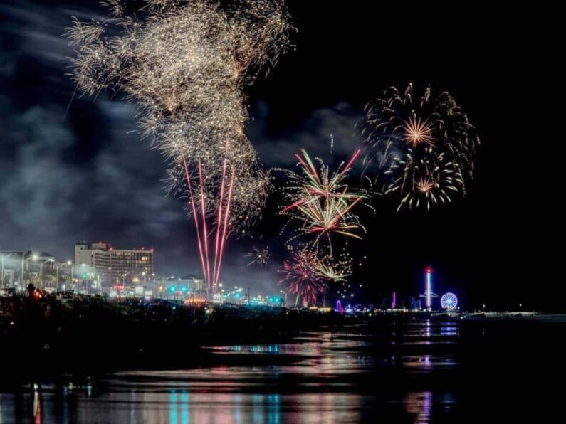 Galveston Island Labor Day Fireworks