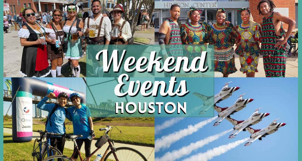 Free and Cheap Events in Houston this weekend of October 25 Include Wings Over Houston Airshow, 42nd Annual Galveston Island Oktoberfest, & more!