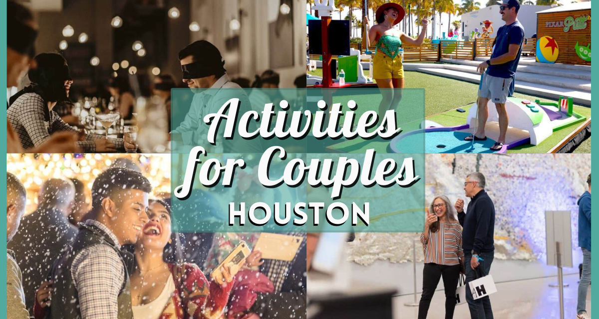 Activities for Couples in Houston this Weekend of November 22, 2024 includes Buffalo Bayou Holiday Boat, Galaxy Lights at Space Center, & More!