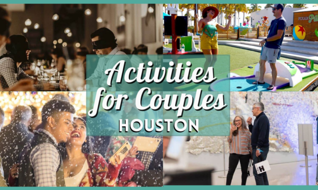 Activities for Couples in Houston this Weekend of November 22, 2024 includes Buffalo Bayou Holiday Boat, Galaxy Lights at Space Center, & More!