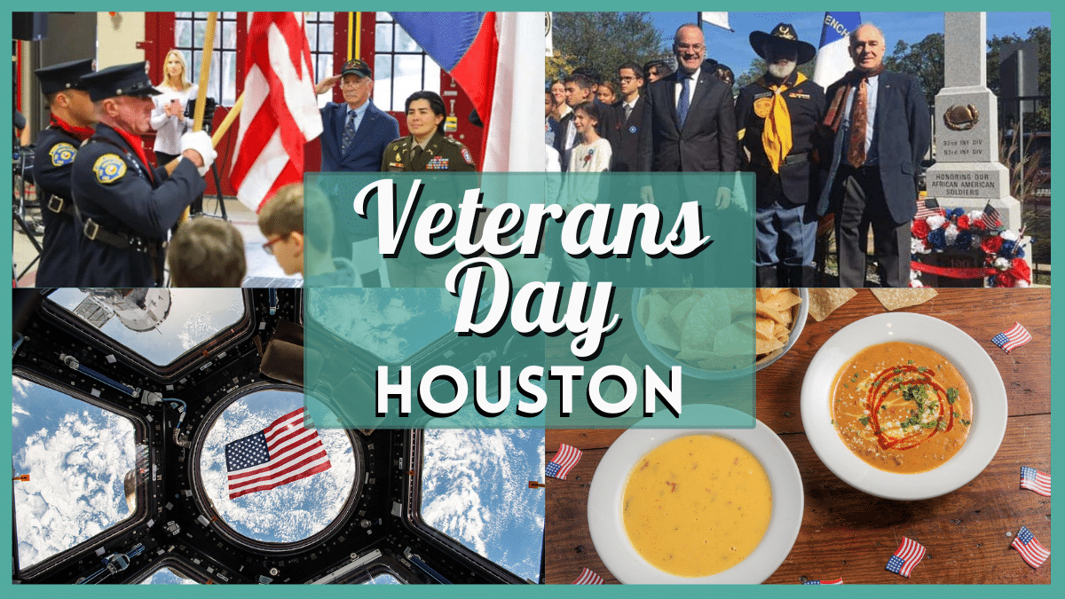 Veterans Day in Houston! 11 Events and 98 Deals