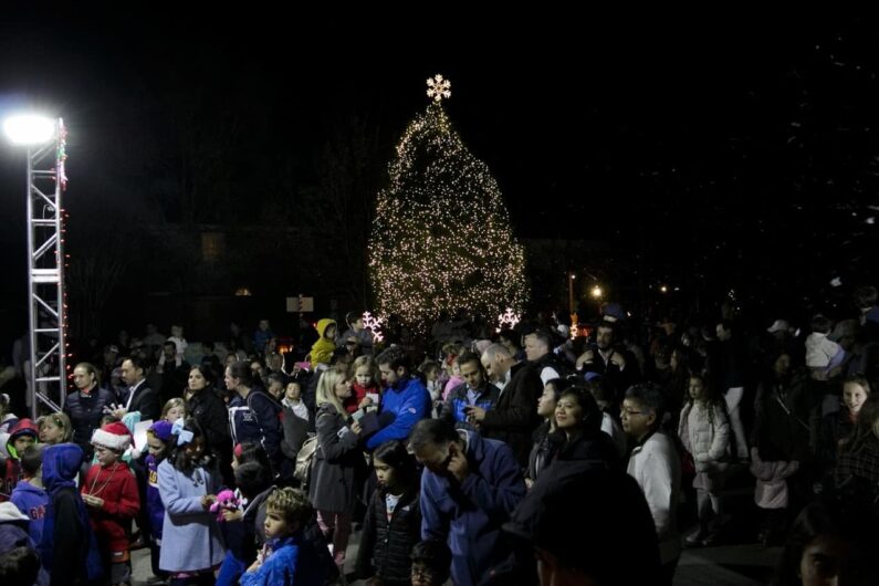 christmas tree lighting houston