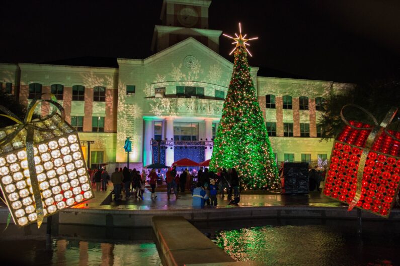 christmas tree lighting houston tx