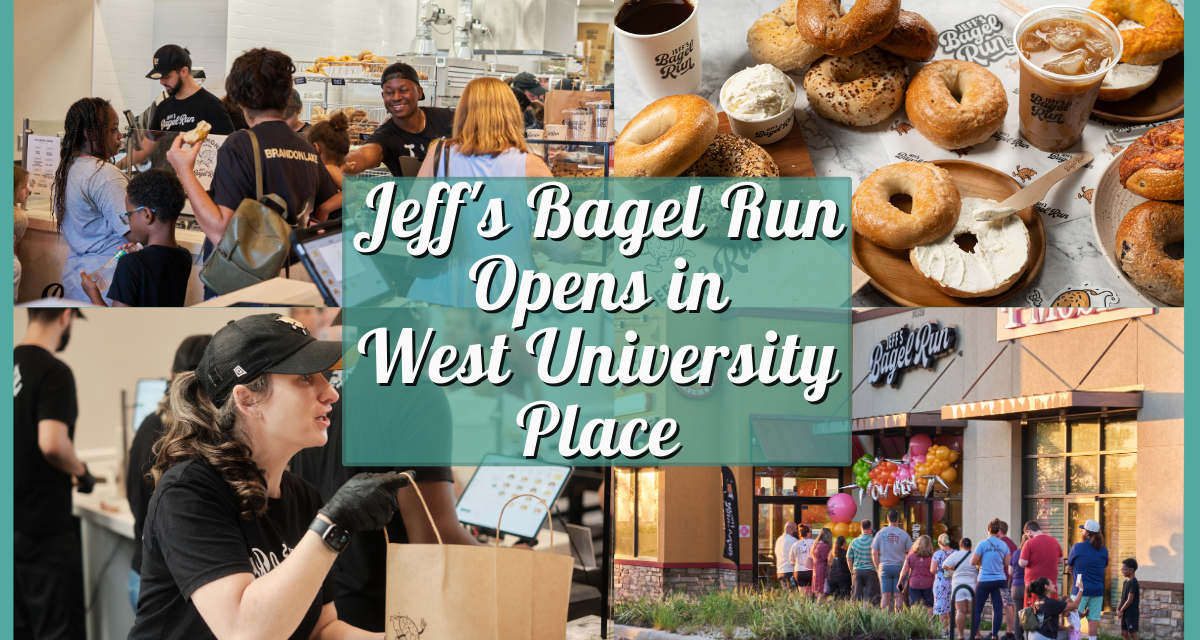 FREE Bagels Today at Jeff’s Bagel Run, Now Open in West University Place, Texas!